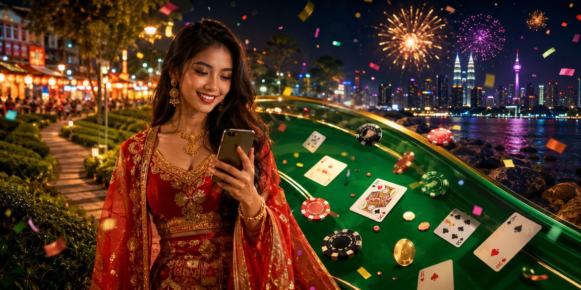 Pemain poker di Kuala Lumpur menikmati permainan meja yang menarik