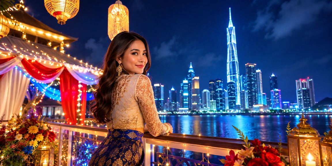 Permainan Teen Patti sempena Hari Raya di Kuala Lumpur dengan suasana meriah